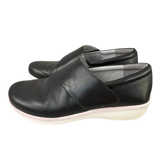 Alegria Shoes - Alegria by PG-Lite QIN-601 Slip On Shoe 38 US 8-8.5 M Black Napa Leather Comfort